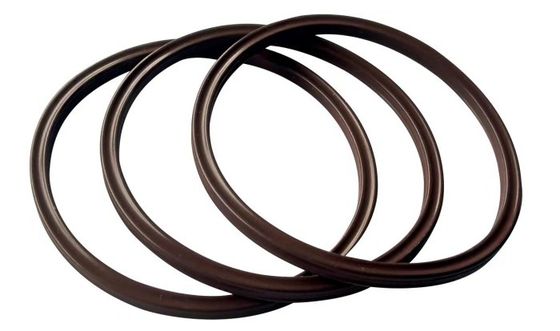 Brown Fkm 75 Material X Ring Seals AS568 Series Piston And Rod Sealing 75 Shore A