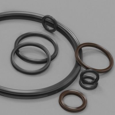 Brown Fkm 75 Material X Ring Seals AS568 Series Piston And Rod Sealing 75 Shore A