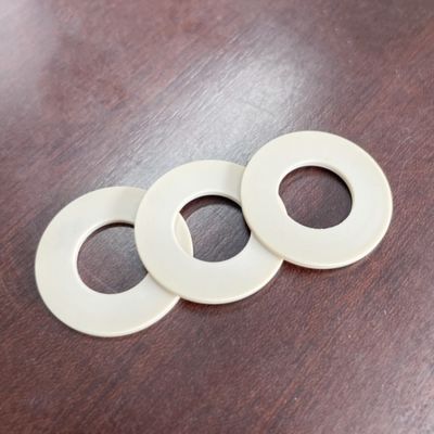 High Temp Resistant PEEK Pad Milk White ID12 OD24 H1.5 Back Up Ring Cold Resistant