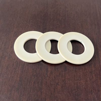 High Temp Resistant PEEK Pad Milk White ID12 OD24 H1.5 Back Up Ring Cold Resistant